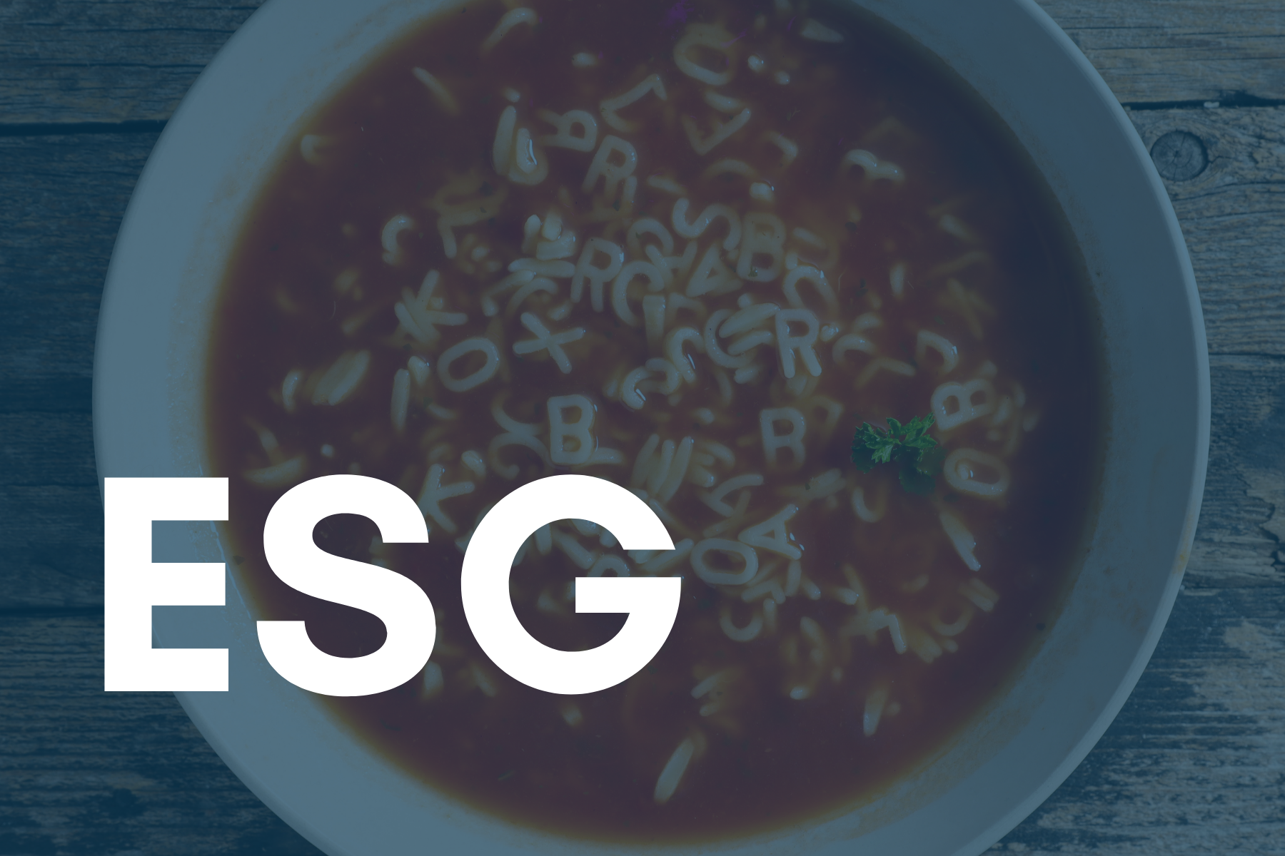 December 22, 2022 – Newsletter – ESG Alphabet Soup